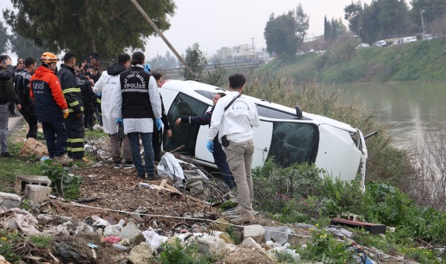 Asi Nehri’ne düşen otomobilde bir kişi ölü bulundu