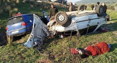Ceyhan'da iki otomobil çarpıştı: 2 ölü, 4 yaralı