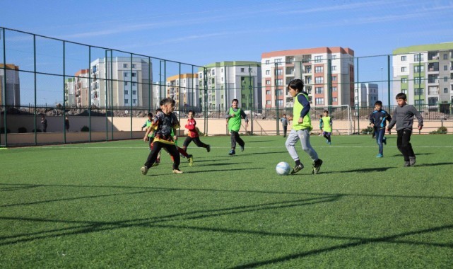 Çocuklar ara tatili sporla değerlendirdi