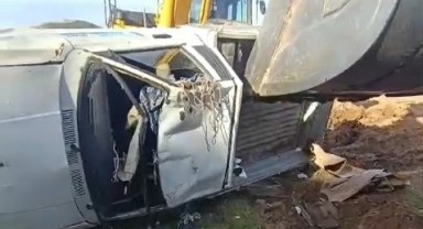 Direksiyonda uyuyakaldı, otomobil takla attı