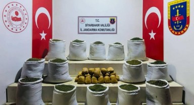 Diyarbakır’da 381 kilo esrar ele geçirildi