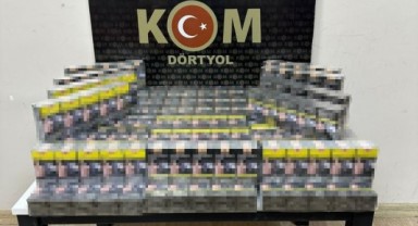 Dörtyol’da gümrük kaçağı sigara ele geçirildi