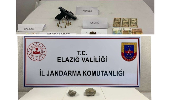 Elazığ’da uyuşturucu taciri 3 şüpheli yakalandı