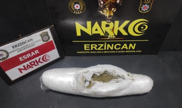 Erzincan’da uyuşturucu operasyonu: 5 gözaltı
