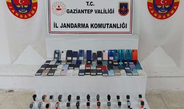 Gaziantep'te 1 milyon lira değerinde kaçak telefon ele geçirildi