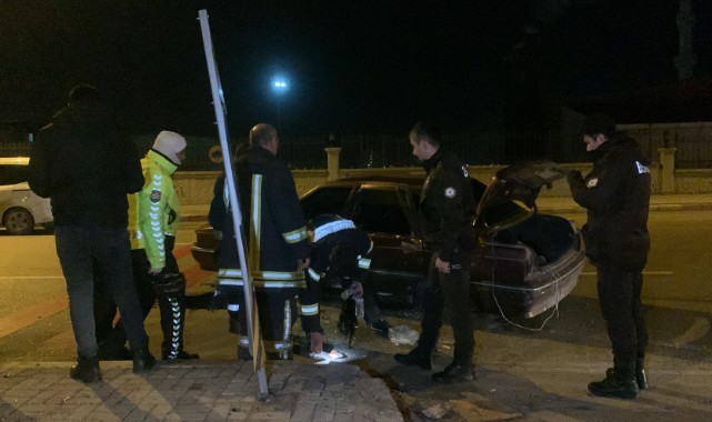 Gizli buzlanma kazayı beraberinde getirdi: 2 yaralı