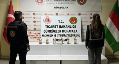 Gümrük Kapısı’nda yağ şişeleri içinde metamfetamin yakalandı