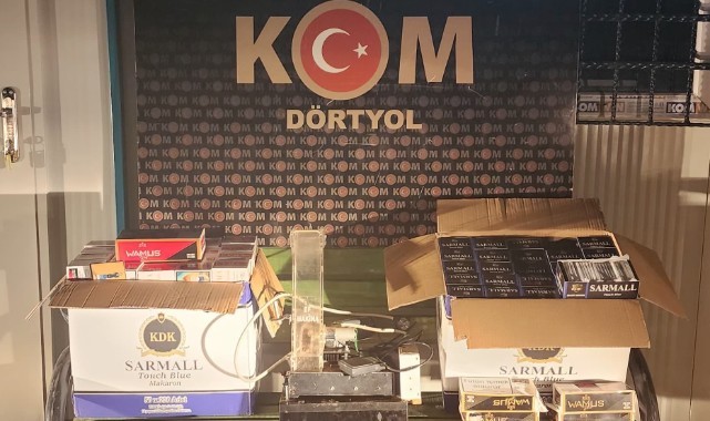 Hatay’da kaçak tütün operasyonu