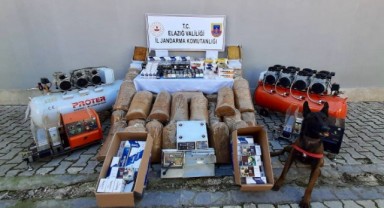 Kaçak 47 bin makaron ve 340 kilo tütün ele geçirildi
