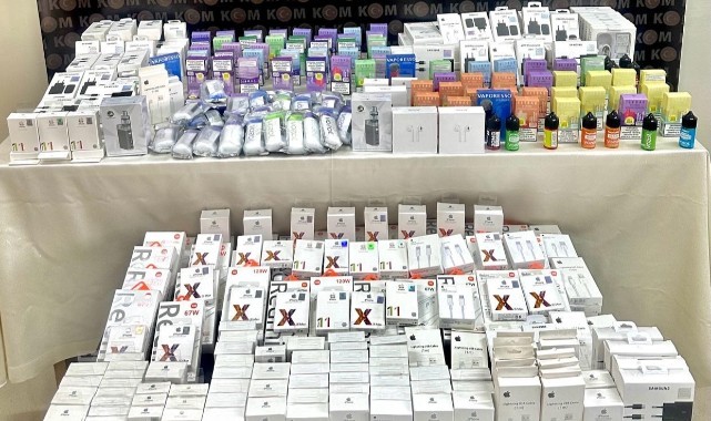 Kaçakçılık baskınında, hem elektronik hem de klasik sigara ele geçirildi