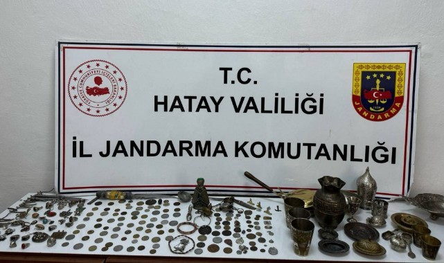 Kırıkhan’da 310 adet tarihi eser ele geçirildi