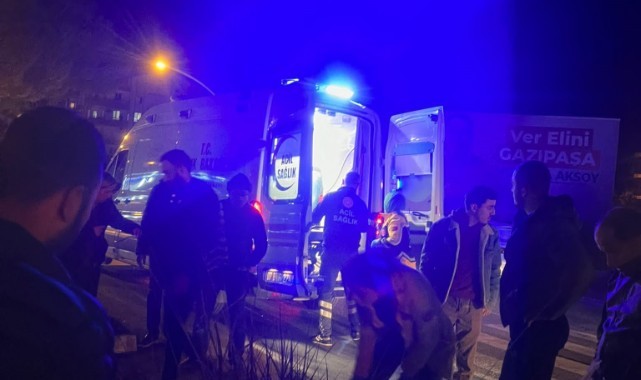 Kontrolden çıkan motosiklet devrildi: 2 yaralı