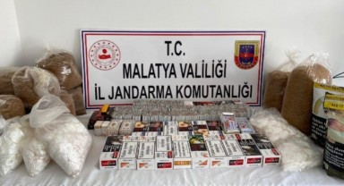 Malatya’da jandarmadan kaçak tütün operasyonu