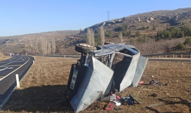 Mardin’de otomobil şarampole devrildi! 1 kişi yaralandı