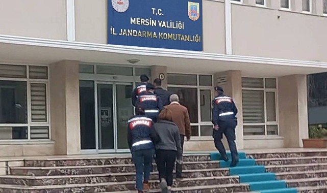 Mersin'de 3 şüpheliden 2'si tutuklandı