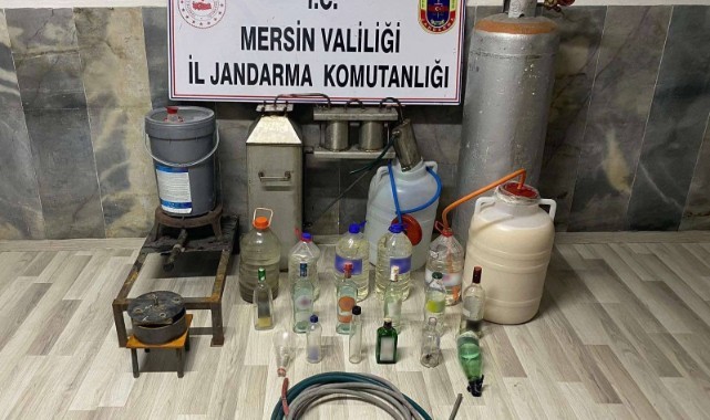 Mersin'de sahte içki operasyonu: 7 gözaltı