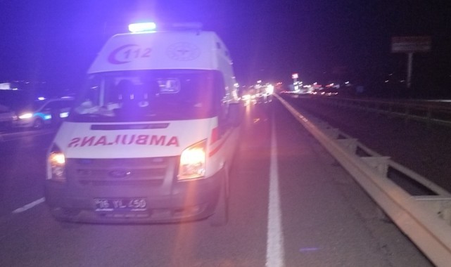 Motosiklet kontrolden çıkıp savruldu: 2 yaralı