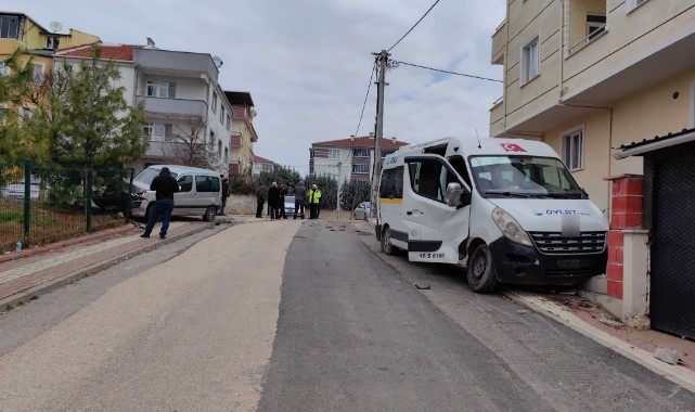 Öğrenci servisi kaza yaptı: 7 kişi yaralandı