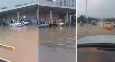 Şanlıurfa Eğitim ve Araştırma Hastanesi'ni su bastı