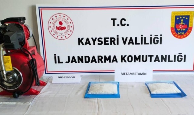 Su hidroforunda uyuşturucu ele geçirildi