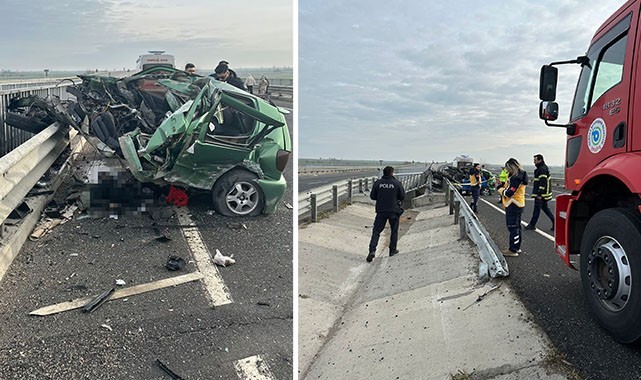 Tekirdağ’da feci kaza: 1 ölü