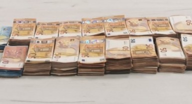 Tırın dondurucusuna konulan 153 bin euro ele geçirildi