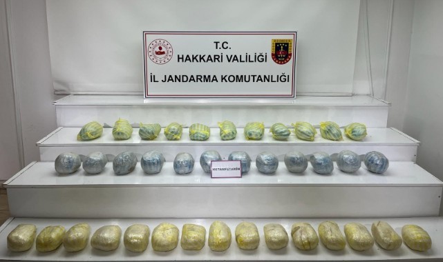 Yüksekova'da sentetik uyuşturucu ele geçirildi