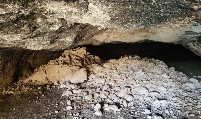 6 Şubat depreminin izleri hala silinmedi! Mağara çöktü