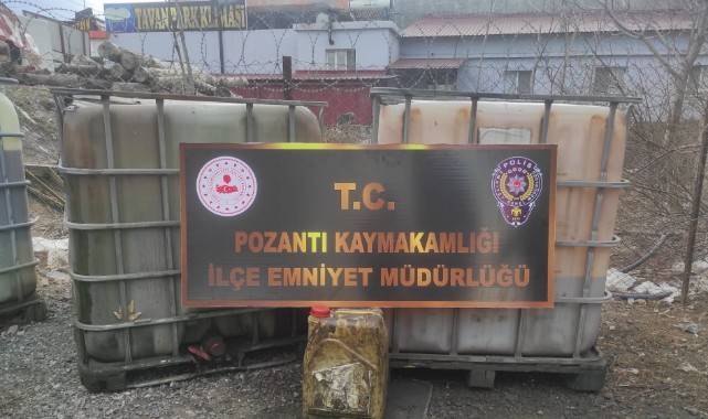 Adana'da kaçak akaryakıt ele geçirildi!