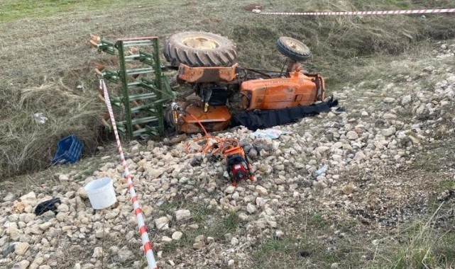 Adıyaman’da traktör devrildi: 1 ölü