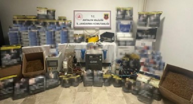 Antalya’da 860 kilo kaçak tütün ele geçirildi