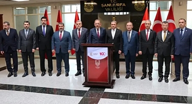 Bakan Özhaseki'den Şanlıurfa'ya ziyaret!