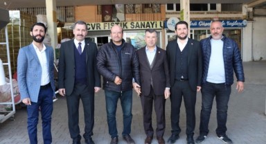 Başkan Baydilli ve Milletvekili Cevheri Şire Pazarı Esnafı ile buluştu