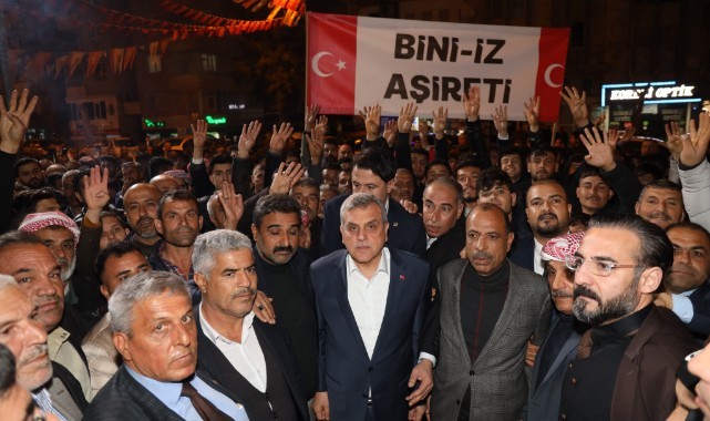Bini İz aşiretinden Beyazgül’e destek