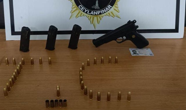 Ceylanpınar’da havaya ateş açma suçundan 1 kişi yakalandı