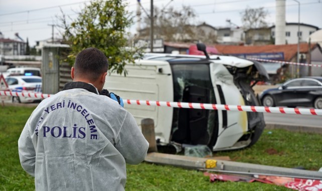 Ceza infaz koruma aracı devrildi: 1 ölü, 1 yaralı
