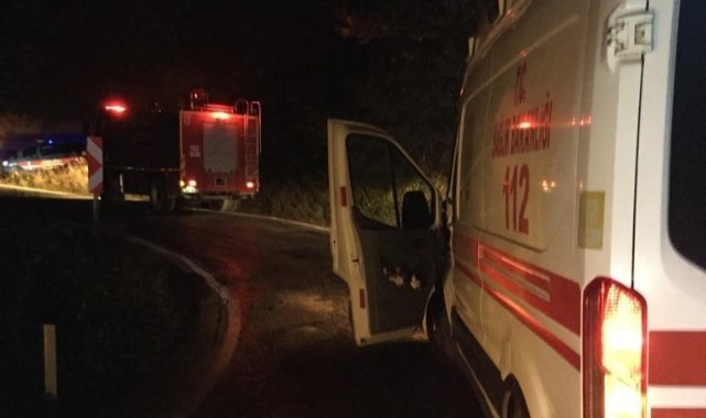 Dolu yağışı kazaları peş peşe getirdi: 1 ölü, 1 yaralı