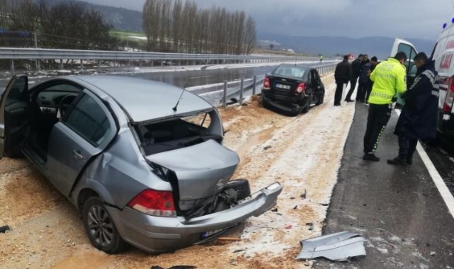 Dolu yağışı kazaya neden oldu: 1 ölü, 3 yaralı