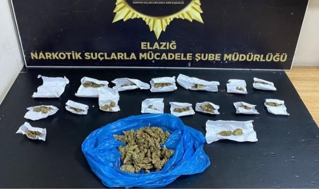Elazığ’da uyuşturucu operasyonu: 2 tutuklama