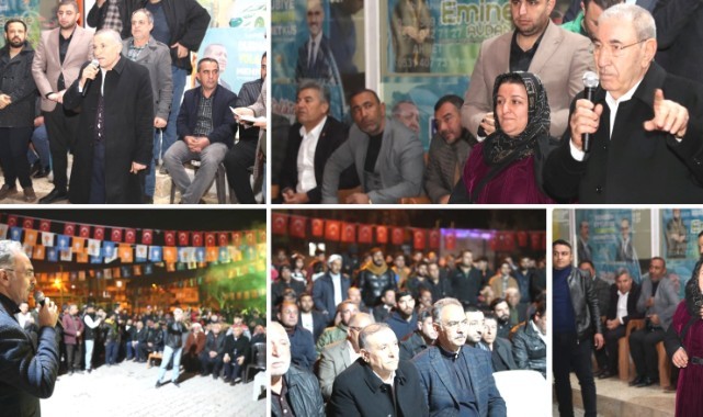 Eyyübiye’de miting havasında seçim buluşması