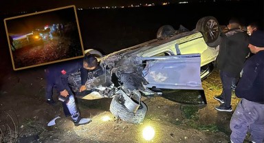 Gece saatlerinde Harran’da feci kaza! Sürücü yaralandı