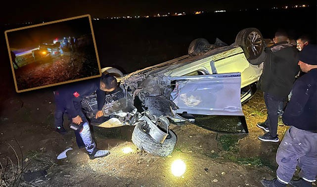 Gece saatlerinde Harran’da feci kaza! Sürücü yaralandı