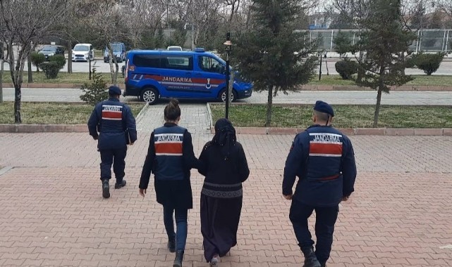 Hırsızlıktan aranan kadın jandarma ekiplerince yakalandı