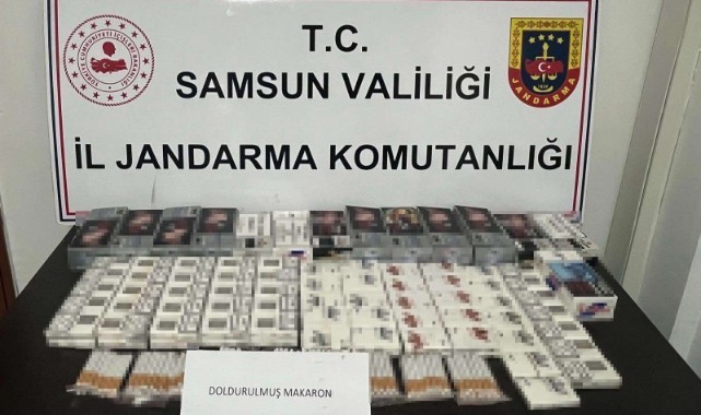 Jandarma 43 bin dal makaron ele geçirdi