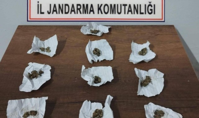 Jandarmadan uyuşturucuya geçit yok: 10 kişi yakalandı