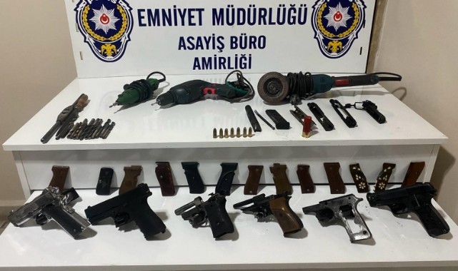 Kaçak silah imalatı yapan kişi tutuklandı