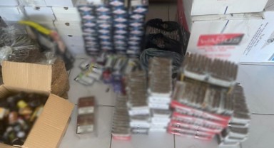 Kaçakçılık operasyonu 169 bin 650 makaron ele geçirildi