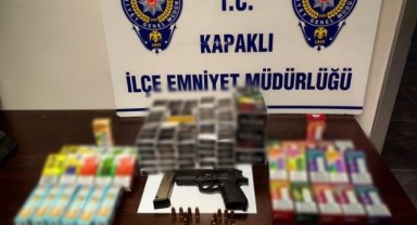 Kapaklı’da kaçak sigara operasyonu: 2 gözaltı