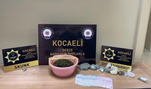Kocaeli’de uyuşturucu operasyonu: 4 tutuklama