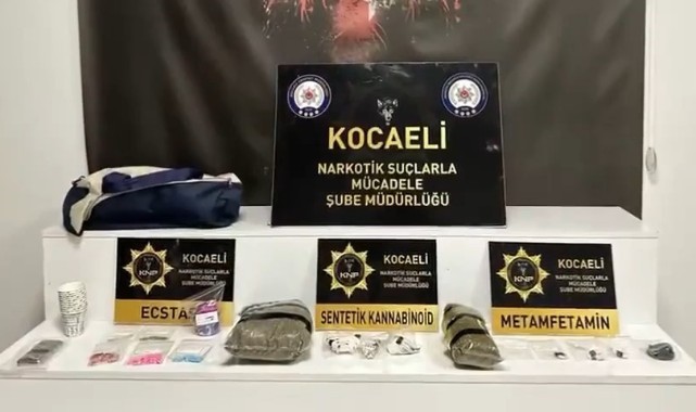 Kocaeli’nin 3 ilçesinde uyuşturucu operasyonu: 4 tutuklama